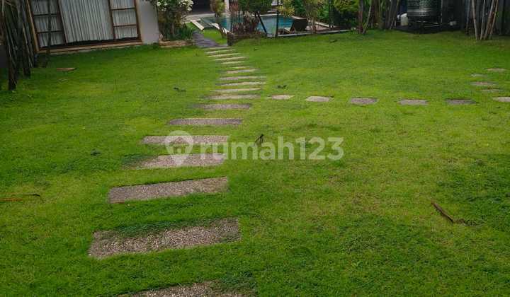 FOR RENT VILLA PRIVAT POOL BIG GARDEN 3BR FURNISHED DI UMALAS