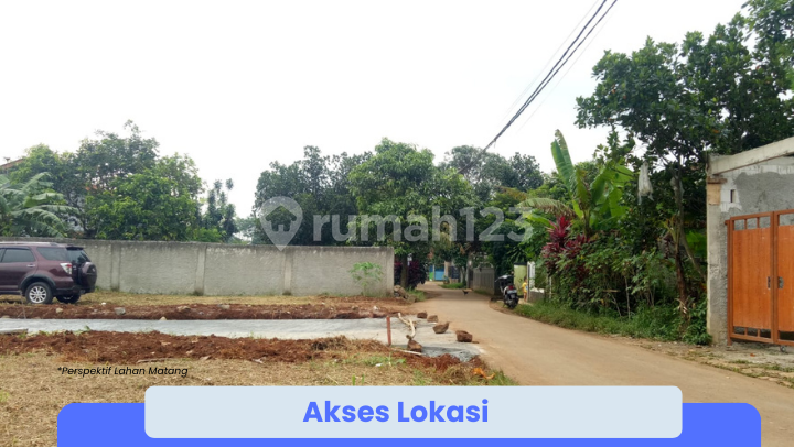 Kavling Tanah Dekat Calon pintu Tol Bojonggede Free SHM Diskon 25jt