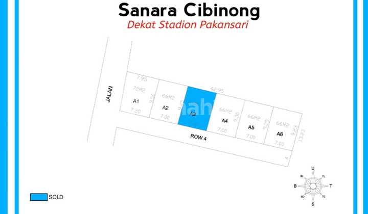 Kavling Eksklusif Dekat Stadion Pakansari Harga Promo Free SHM