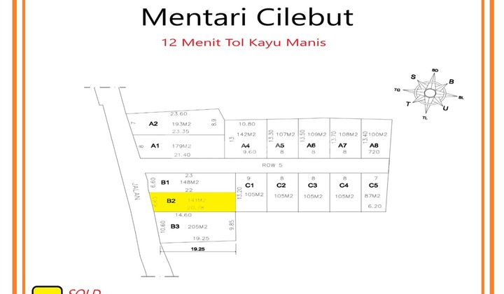 Land Plot Installment 9 Minutes to Cilebut Station + Free SHM Land Plot Installment 9 Minutes to Cilebut Station + Free SHM