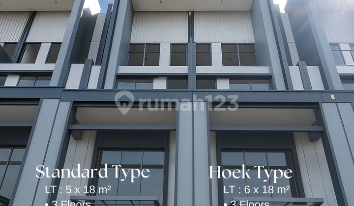 For Sale Available Total 12 Attached Shophouses Hudson Studio Loft Gading Serpong Tangerang