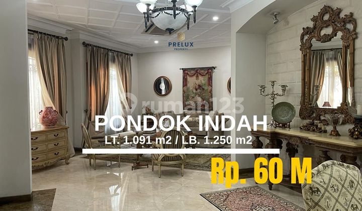 For Sale Luxury House In Pondok Indah With Garden View