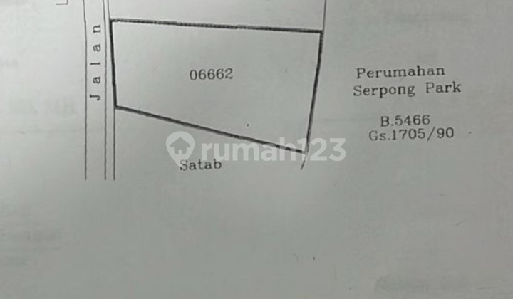 Dijual Tanah Dengan Lokasi Strategis Jalan Raya Jelupang