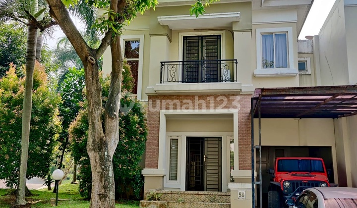 2-Story Corner House Fully Furnished – Pondok Hijau Golf Cluster, Summarecon Serpong, Banten