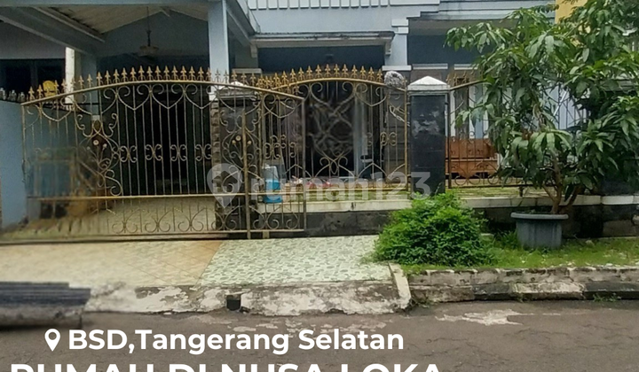 Rumah Mewah,di Nusa Loka,lokasi Strategis,di Bsd Deket Jalan Tol