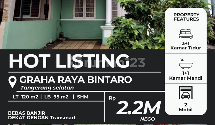 Rumah Graha Raya Lokasi Strategis Dan Nyaman Deket Kulineran