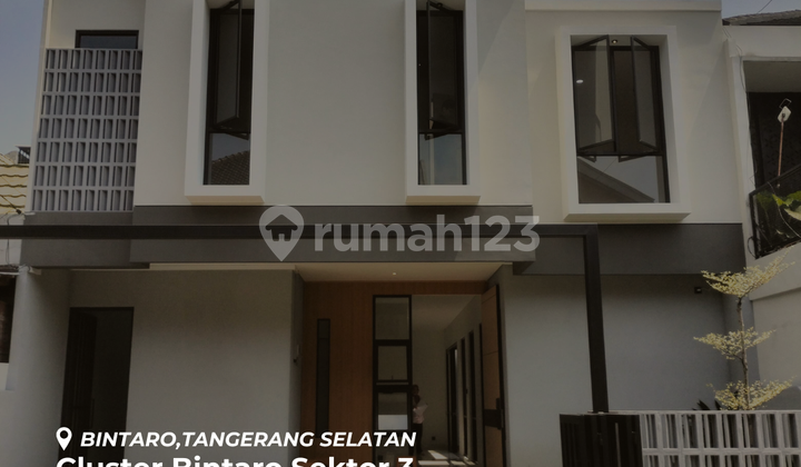 Rumah Cantik Bintaro Sektor 3,cluster Terdepan Lokasi Mudah Dan Strategis