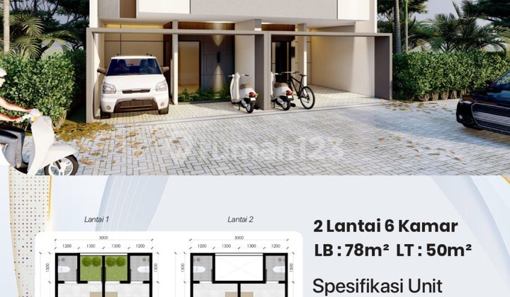 Jual Kost Promo 6 Kamar Dekat Ipb Ring 1 Bogor Barat Bogor