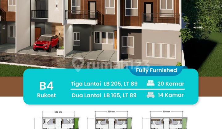 For Sale 6 Room Boarding House Near Campus in Serpong Industrial Area, South Tangerang For Sale 6 Room Boarding House Near Campus in Serpong Industrial Area, South Tangerang