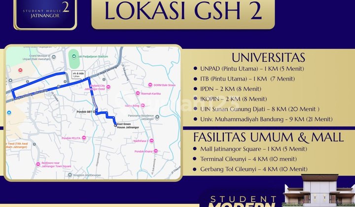 Selling New Boarding House 6 Rooms Near 4 Campuses Jatinangor Sumedang Bandung 2