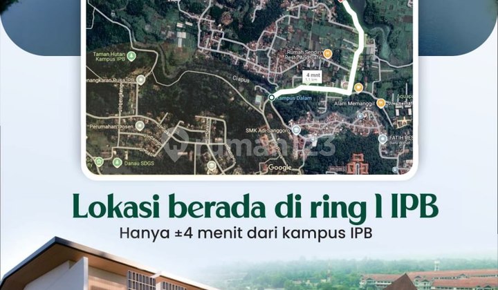 Jual Kost Promo 4 Kamar Dekat Stasiun Cikarawang Dramaga Bogor