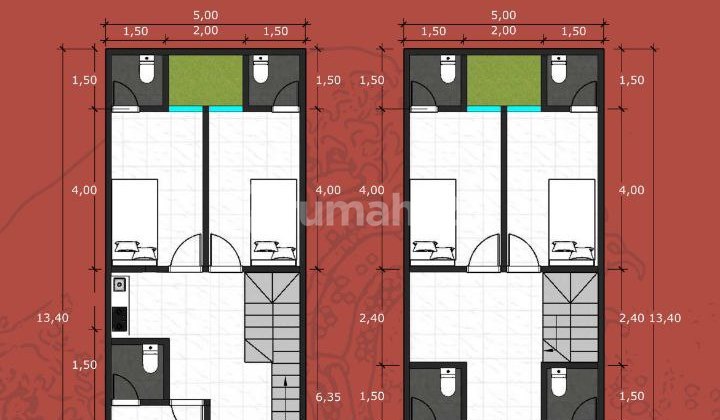 Selling New Boarding House 11 Rooms Near UI Ring 1 Kukusan Beji Depok 2