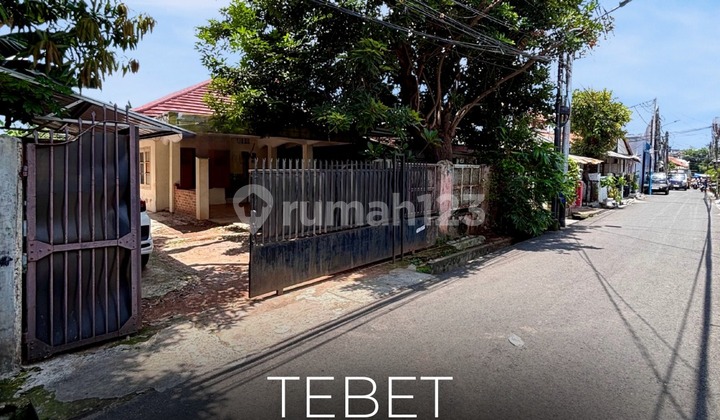 Termurah!! Rumah Hitung Tanah Tebet -Abdullah Syafei, Akses Jln 2 Mobil, Lokasi Strategis , Nego !
