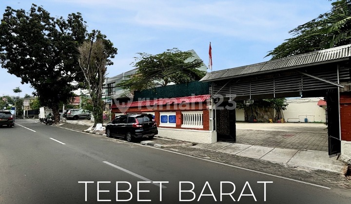 TERMURAH !! KAVLING  SIAP BANGUN, COMMERCIAL USE DI TEBET BARAT, LOKASI STRATEGIS, AKSES JLN UTAMA,  HARGA NEGO !