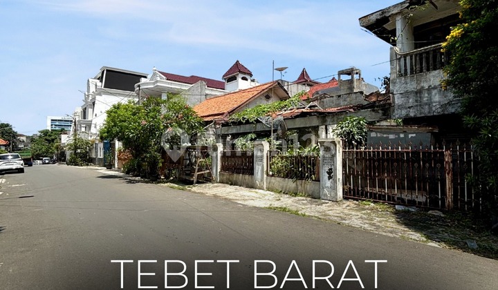 TERMURAH!!, RUMAH HITUNG TANAH DI TEBET BARAT, AKSES JLN 3 MOBIL, LOKASI STRATEGIS, NEGO!