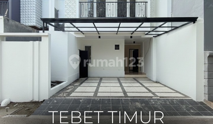 Cheapest!! Brand New House 2 Units in East Tebet Built In 2026, Two-Car Road Access, Strategic Location, Negotiable!