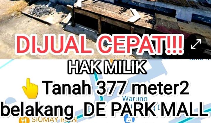 Di Jual Tanah Belakang De Park Mall, Solo Baru
