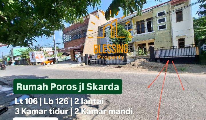 Rumah Poros Jl Skarda Daerah Ramai 1