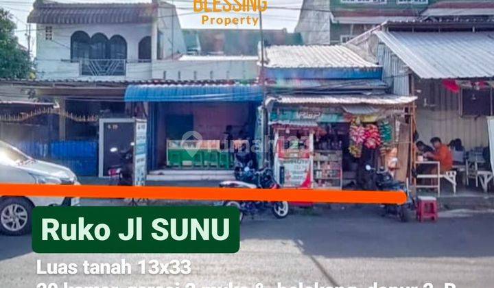 Ruko Poros Jalan Sunu Lebar 13 Panjang 33 Dekat Masjid Al Markas 1