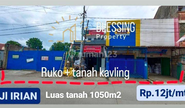 Jual Kavling Dan 3 Petak Ruko Poros Jalan Irian 1