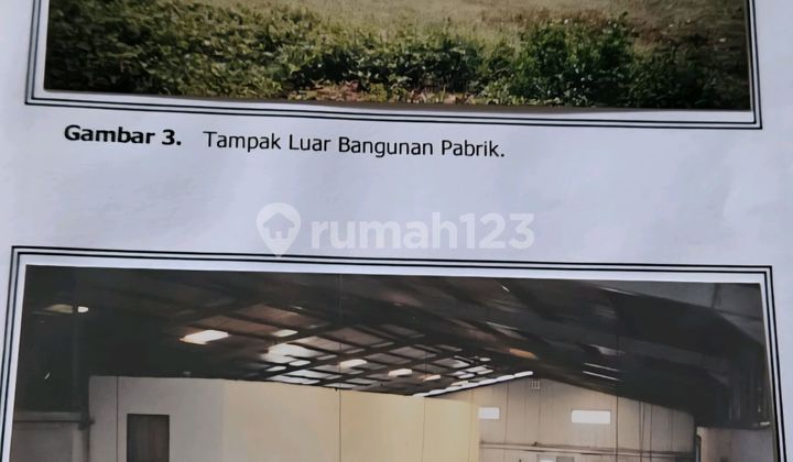 Lahan & Bangunan Di Pasar Kemis Utk Industri