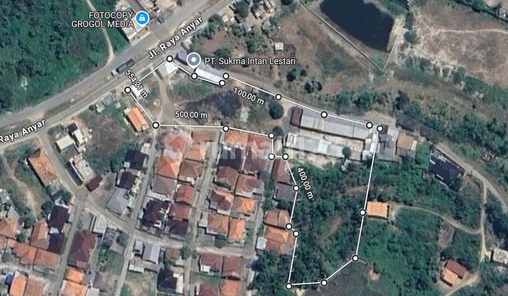 Tanah Bagus Luas 8000m2 akses tol di Serang  2