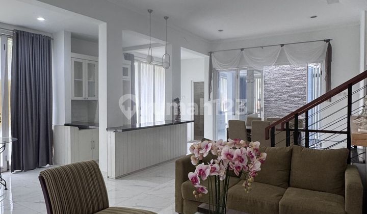 Luxury Corner Furnished House For Rent Kebayoran Bintaro Near British School Toll Access 1