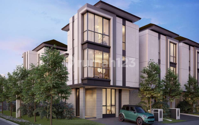 Hoek House 3F 188M Type 4Br Sentarum Asya Jgc Jakarta Garden City