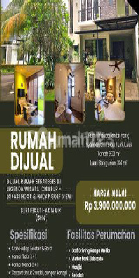 For Sale Strategic House In Legenda Wisata, Cibubur - Hook Location & Facing Golf View! For Sale Strategic House In Legenda Wisata, Cibubur - Hook Location & Facing Golf View!