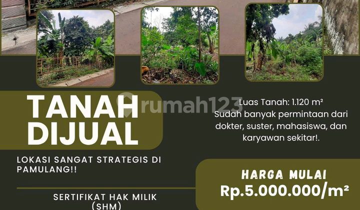 Land for Sale, Ready to Build - Pamulang, South Tangerang