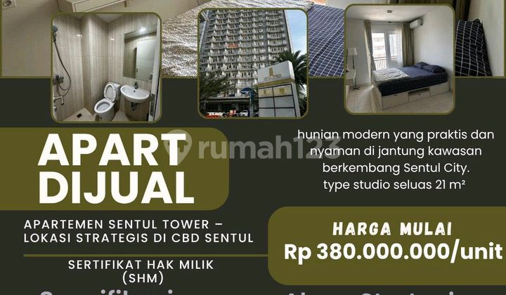For Sale Sentul Tower Apartment - Strategic Location in Sentul CBD
