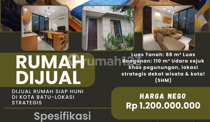 For Sale, Ready-to-Occupy House in Batu City 2