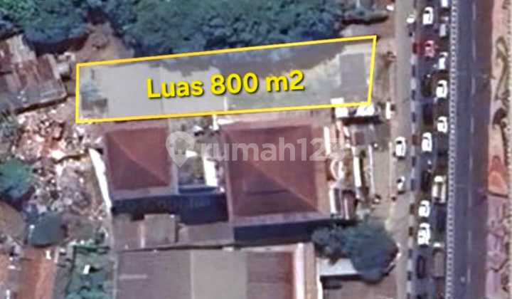 12.5Jt Tanah Jl Re Martadinata Ciputat 800M² Pinggir Jalan Raya