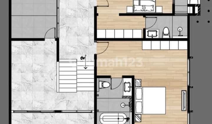 7.4M Rumah Brand New Foresta Hoek Utara-Barat 2