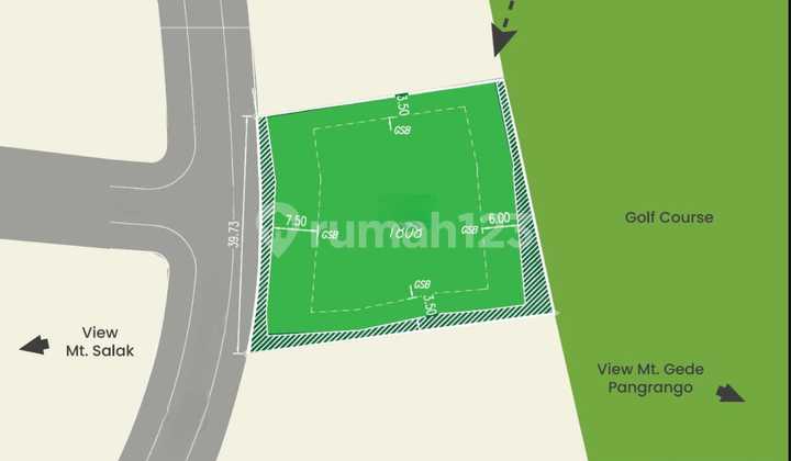 11.8jt Rancamaya Kavling 1808m² Barat Utara Direct Golf Lebar 40 11.8jt Rancamaya Kavling 1808m² Barat Utara Direct Golf Lebar 40