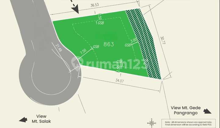 9jt Kavling Rancamaya 863m2 Barat Badan Ngantong Hoki 9jt Kavling Rancamaya 863m2 Barat Badan Ngantong Hoki