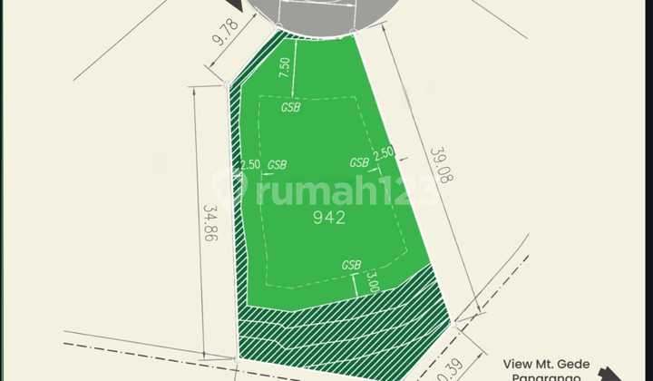 9jt Rancamaya Kavling Ngantong Hoki Badan Utara 942m² View Gunung 9jt Rancamaya Kavling Ngantong Hoki Badan Utara 942m² View Gunung