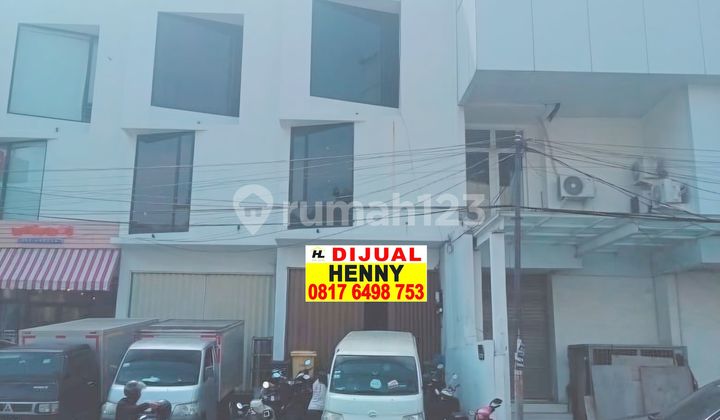 Dijual Ruko Muara Karang 4x19, 3.5lantai, bagus minimalis siap pake, jalan besar.