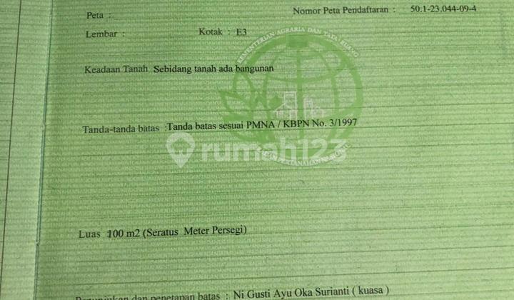 Residential Zone Ready-to-Build Land Muding Mekar Kerobokan Bali