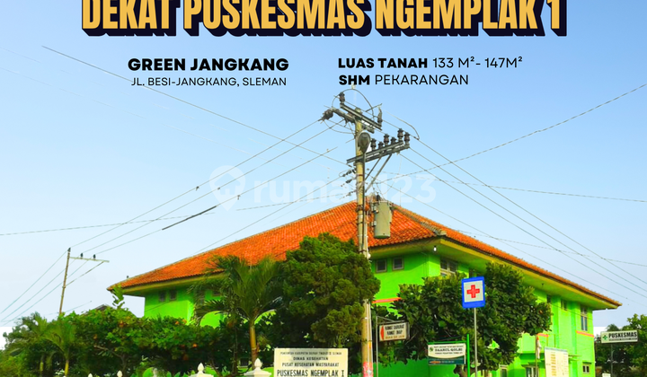 Near Ngemplak I Community Health Center, SHM Land Ready to Build