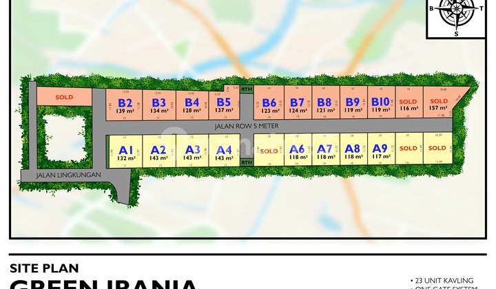 Pakem Land with SHM Certificate for Yard, Near Omah Kepel Villa Pakem