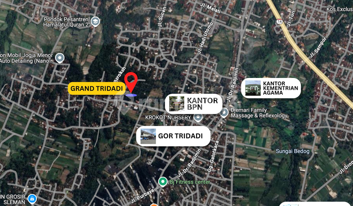 Sleman City Land, Strategic Location Near Sleman Market