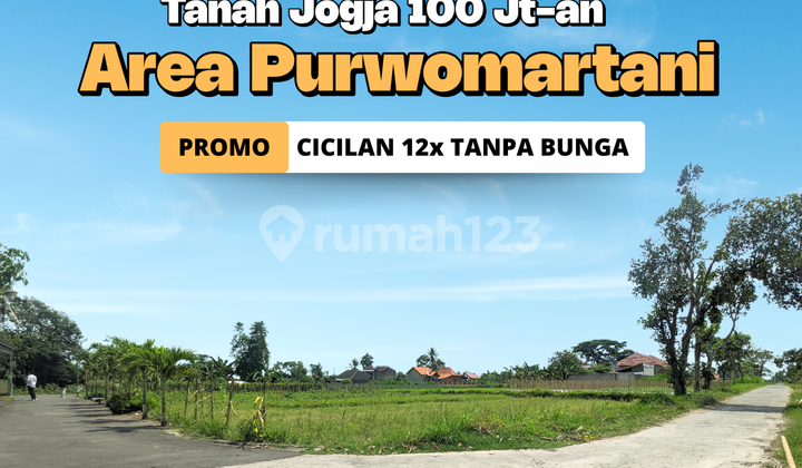 Jual Tanah Pekarangan Tepi Jalan Purwomartani