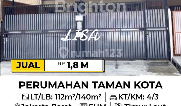 Rumah Bagus Murah Taman Kota, Jakarta Barat