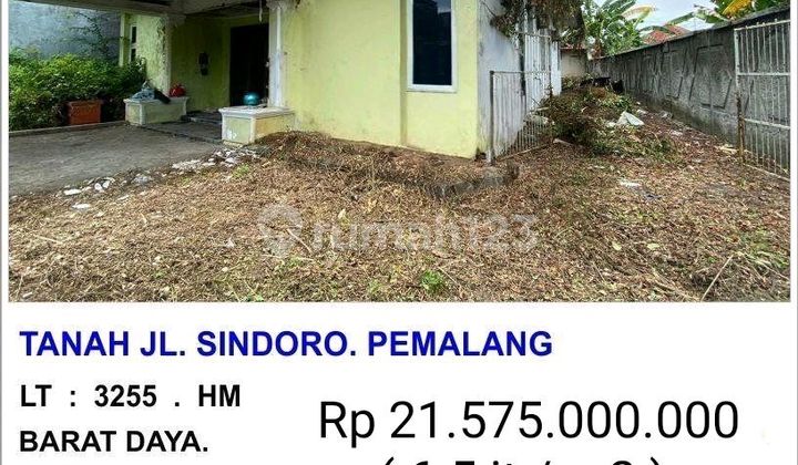 Dijual : Tanah Bekas Eks Hotel Dirgahayu Pemalang