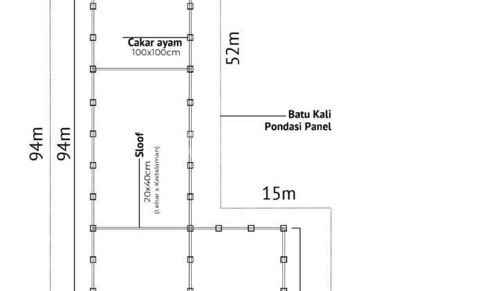 Gudang / Pabrik Siap Pakai Sur 1