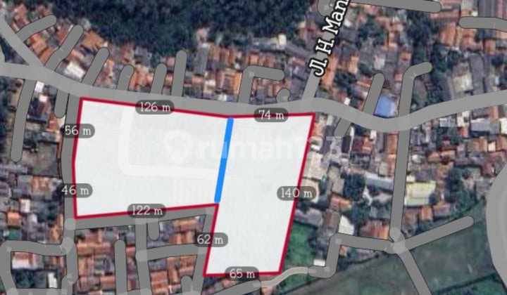 Jual Tanah Komersil Harga Bawah NJOP