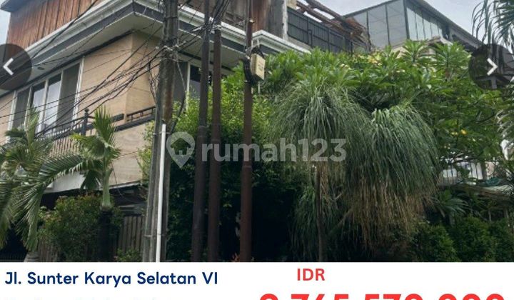 Dijual Rumah Murah Di Sunter Karya Aset Bank 1