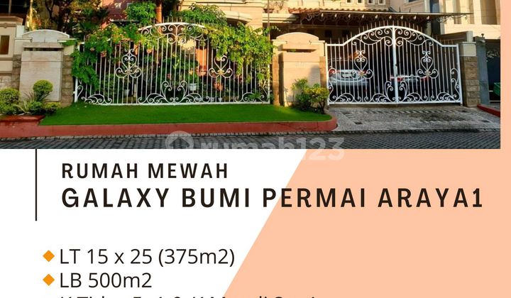 Dijual Cepat Rumah Mewah Siap Huni Lokasi Araya 1 Dekat Merr