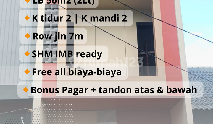 Rumah 2 Lantai Siap Huni Lokasi 10 Menit Kampus Upn